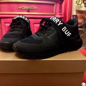 Men’s Burberry Ronnie Lace Up Logo Strap Sneaker